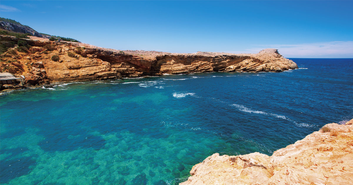 vistas desde punta galera sant antoni